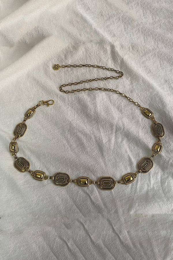 Raegan | Retro Geometrische Heupketting