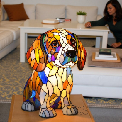 Bijzondere Lumière viervoeter lamp