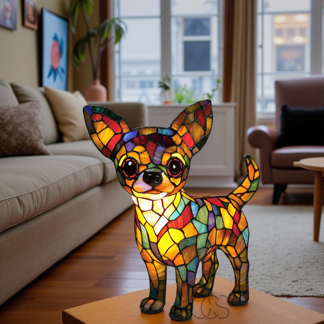 Bijzondere Lumière viervoeter lamp