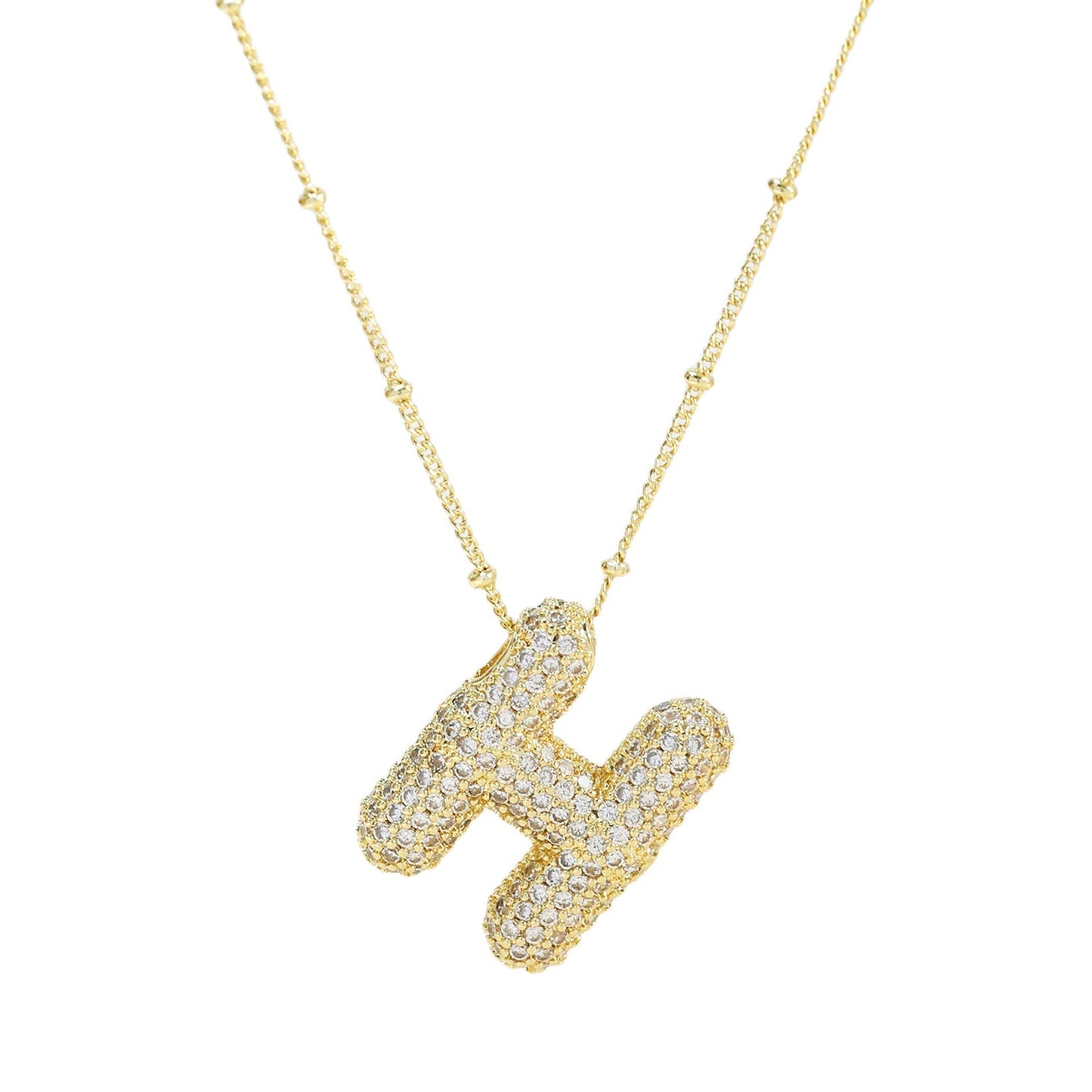 Savannah | Diamanten Bubble Letter Ketting