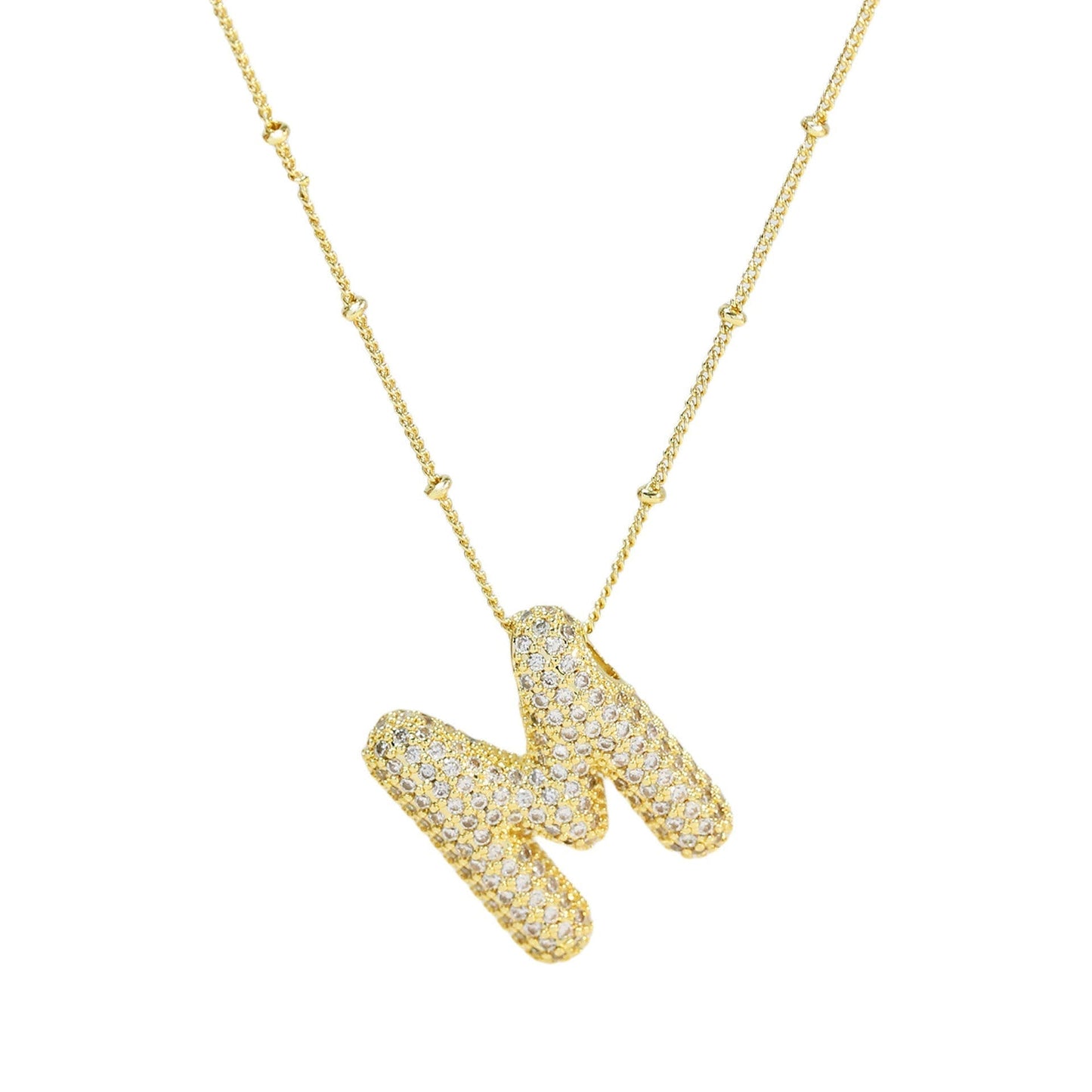 Savannah | Diamanten Bubble Letter Ketting