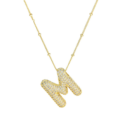 Savannah | Diamanten Bubble Letter Ketting