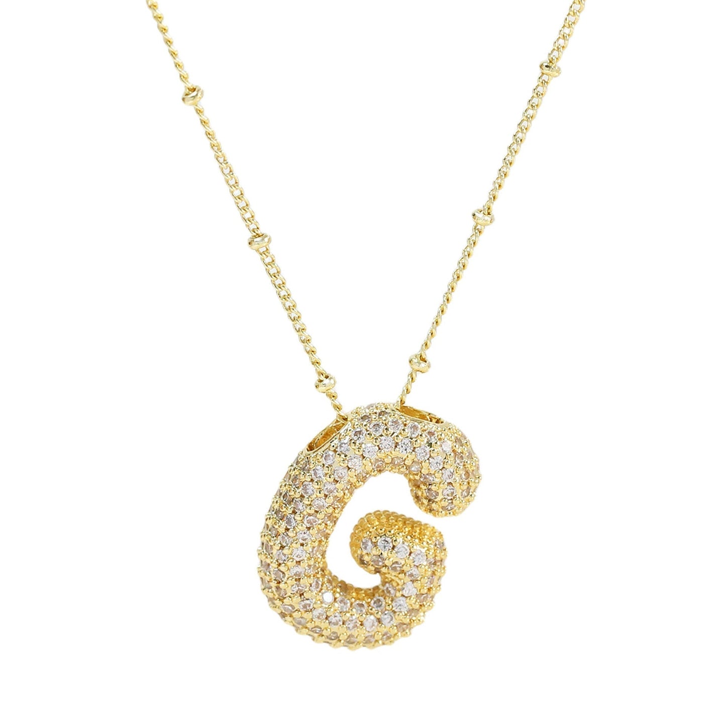 Savannah | Diamanten Bubble Letter Ketting