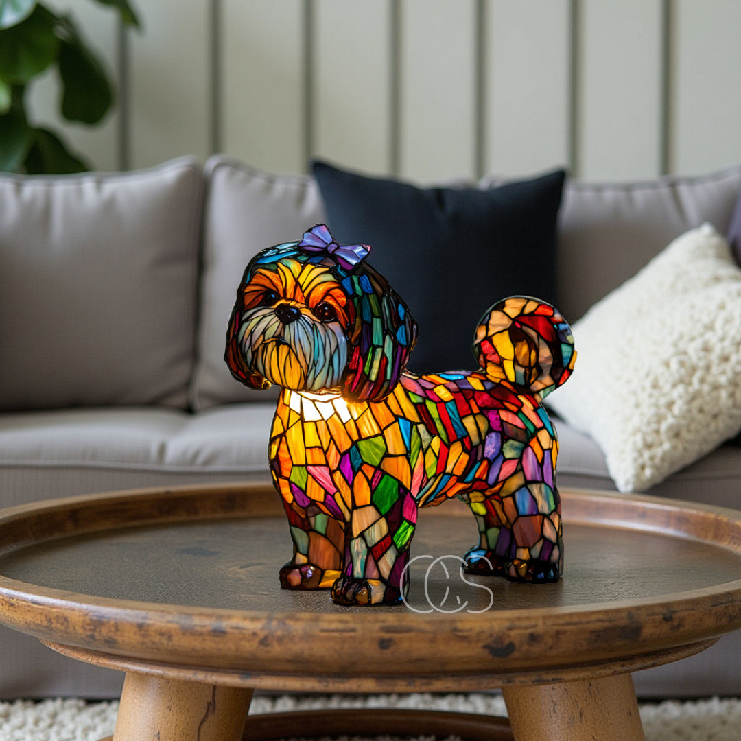 Bijzondere Lumière viervoeter lamp