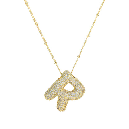 Savannah | Diamanten Bubble Letter Ketting