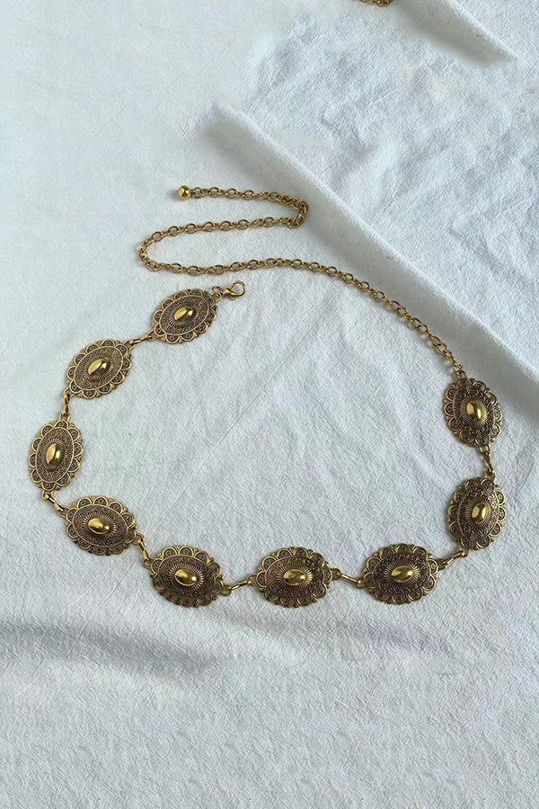 Raegan | Retro Geometrische Heupketting