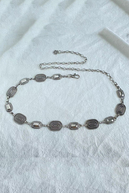 Raegan | Retro Geometrische Heupketting