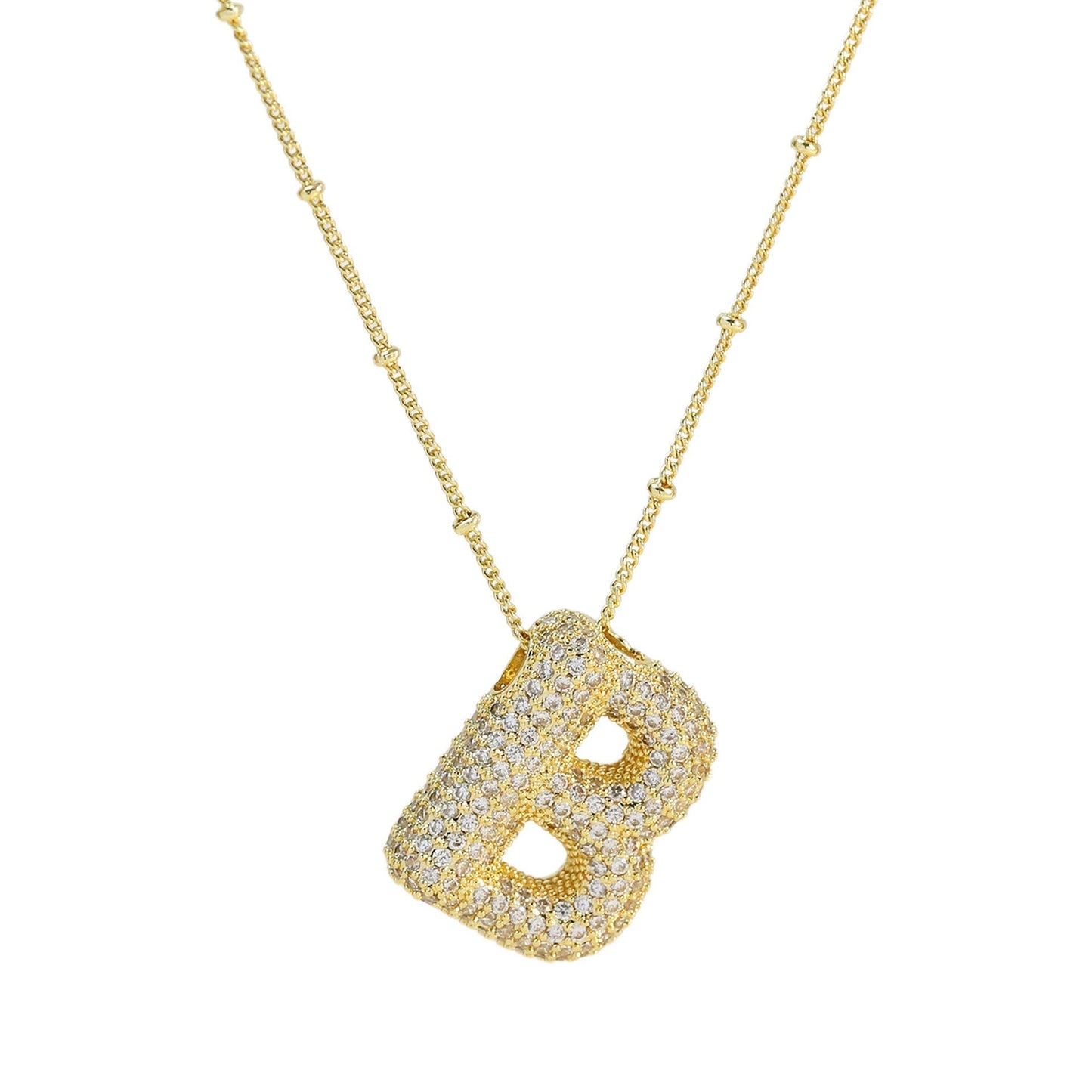 Savannah | Diamanten Bubble Letter Ketting