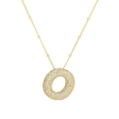 Savannah | Diamanten Bubble Letter Ketting