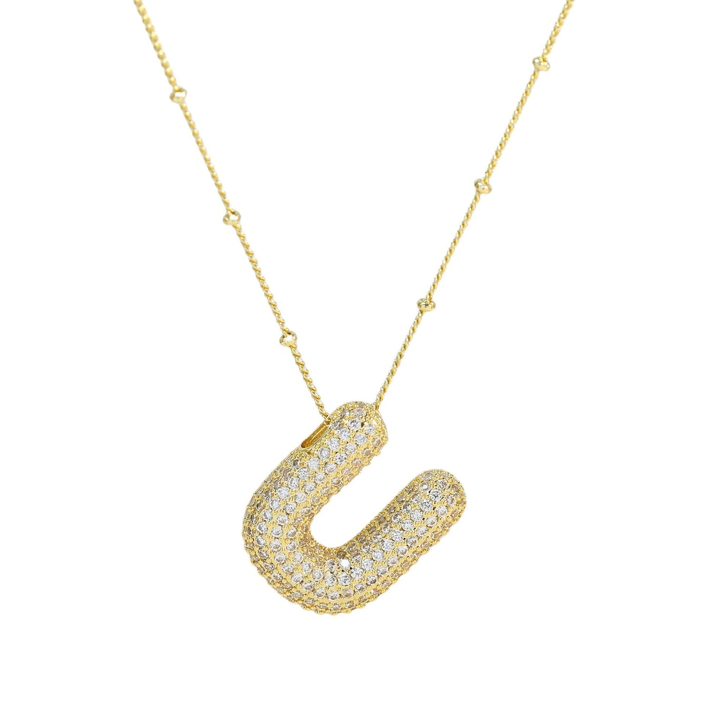 Savannah | Diamanten Bubble Letter Ketting