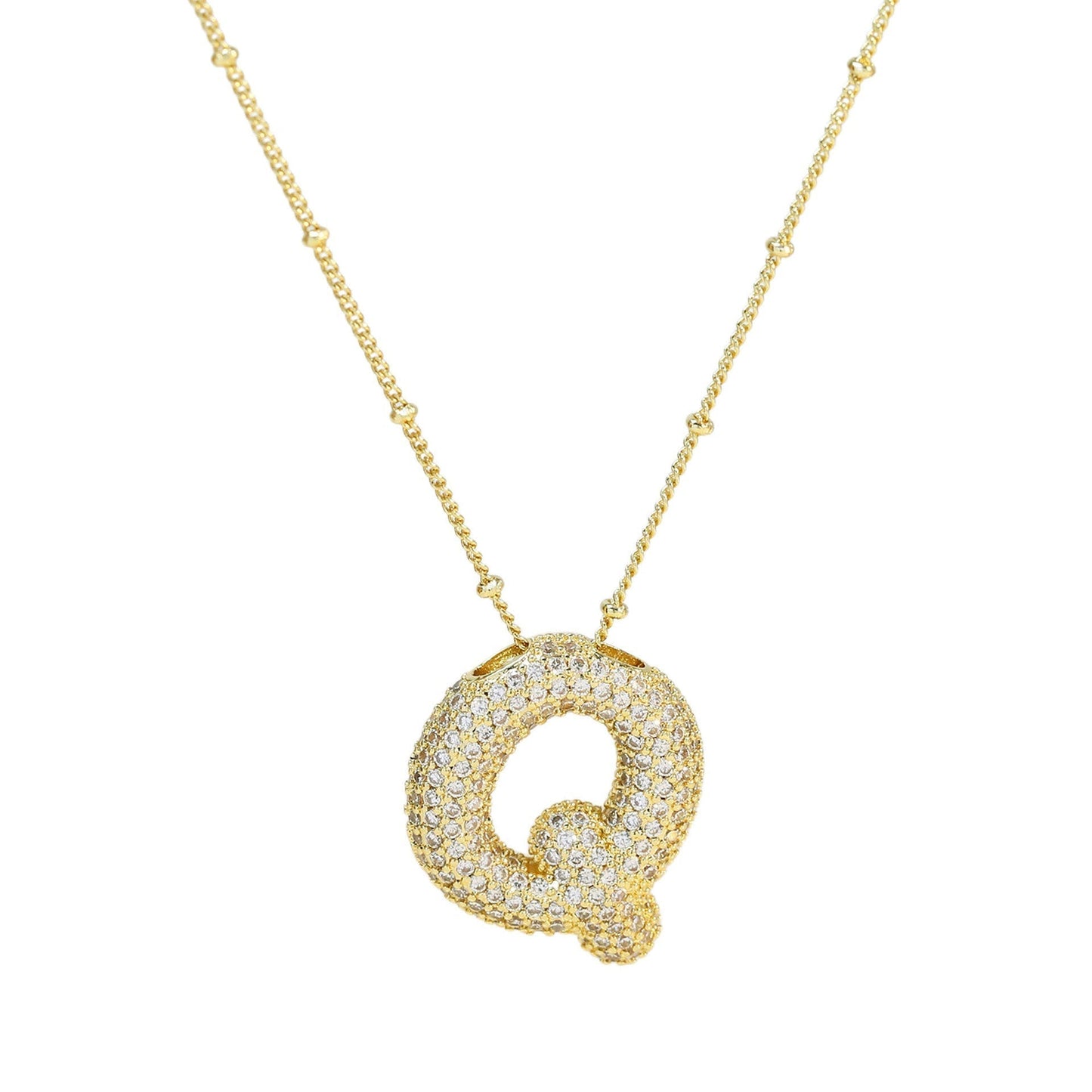 Savannah | Diamanten Bubble Letter Ketting