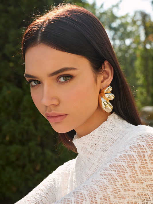 Demi | Vlinder Vleugel Stud Oorbellen