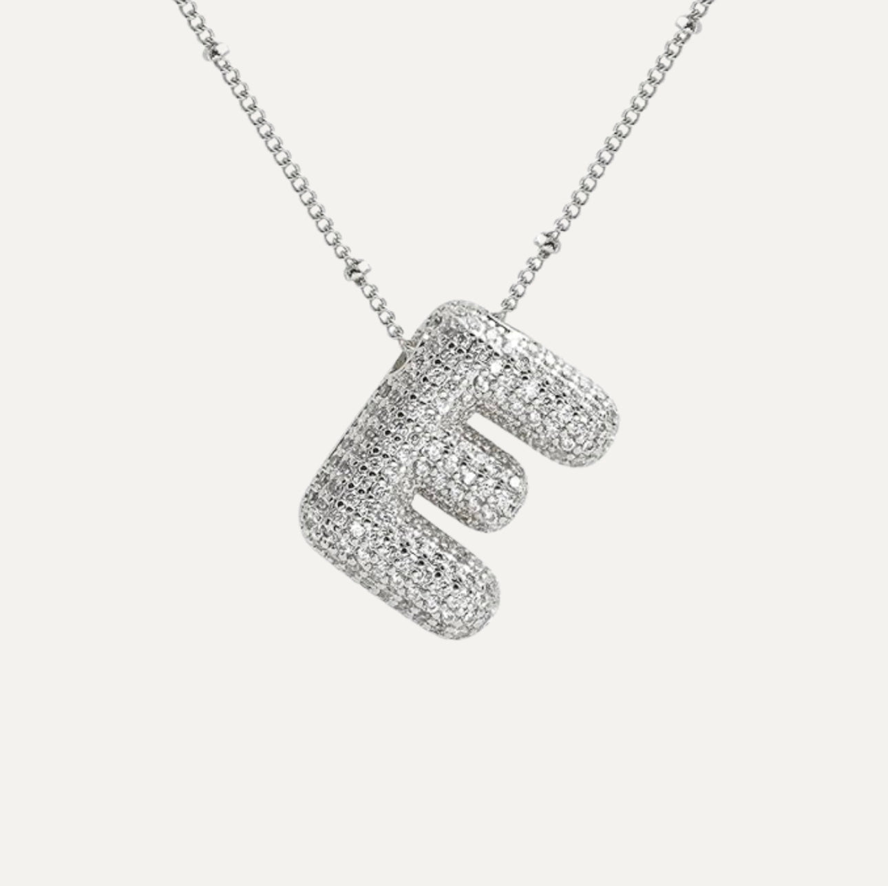 Savannah | Diamanten Bubble Letter Ketting