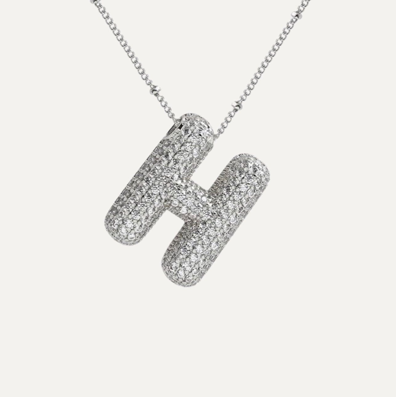 Savannah | Diamanten Bubble Letter Ketting