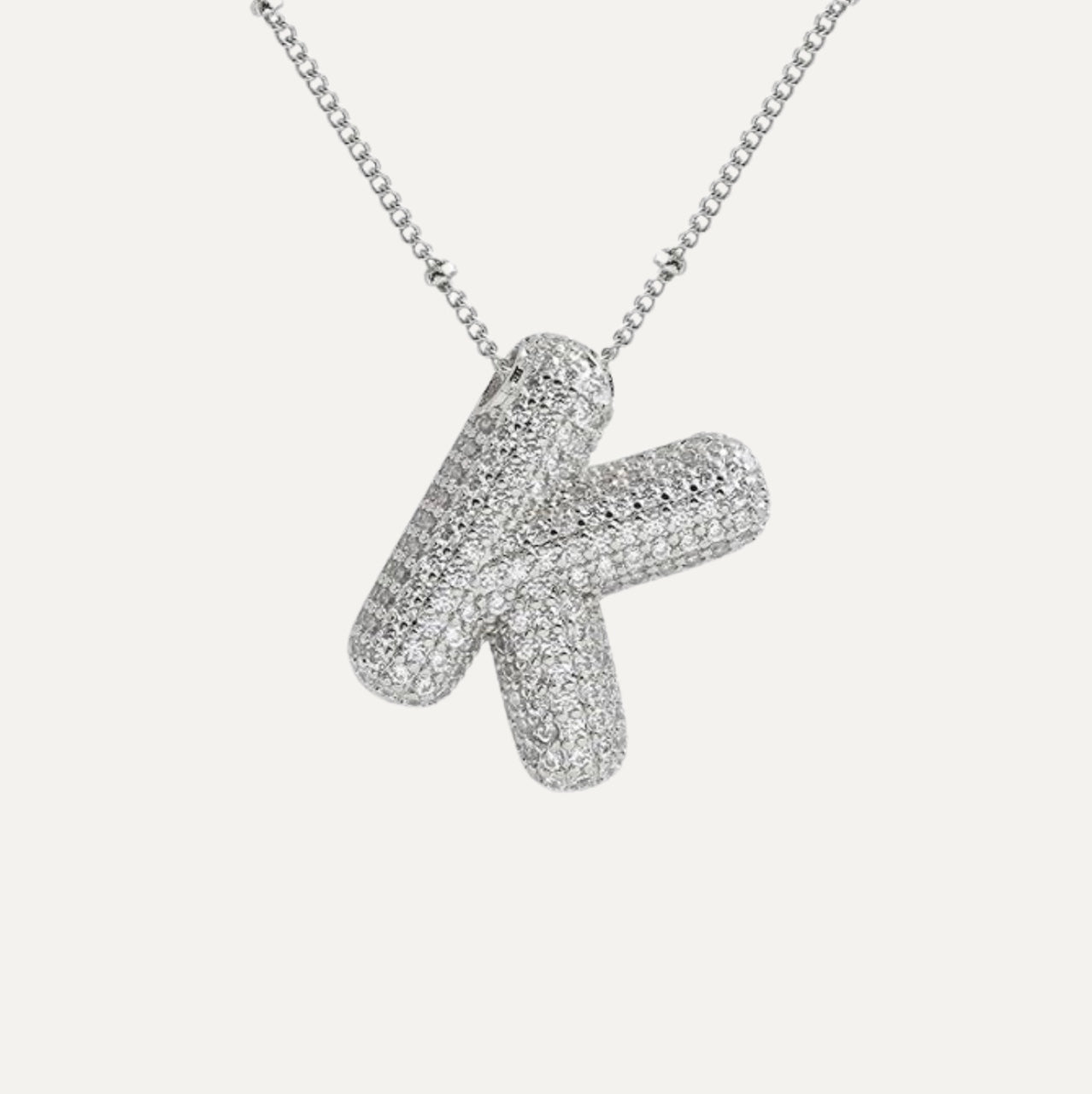 Savannah | Diamanten Bubble Letter Ketting