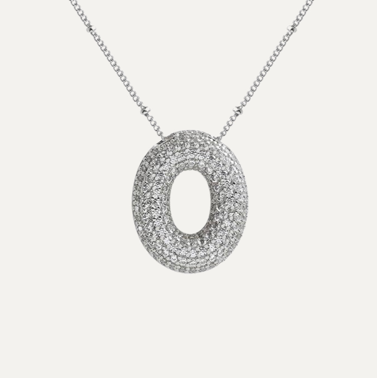 Savannah | Diamanten Bubble Letter Ketting