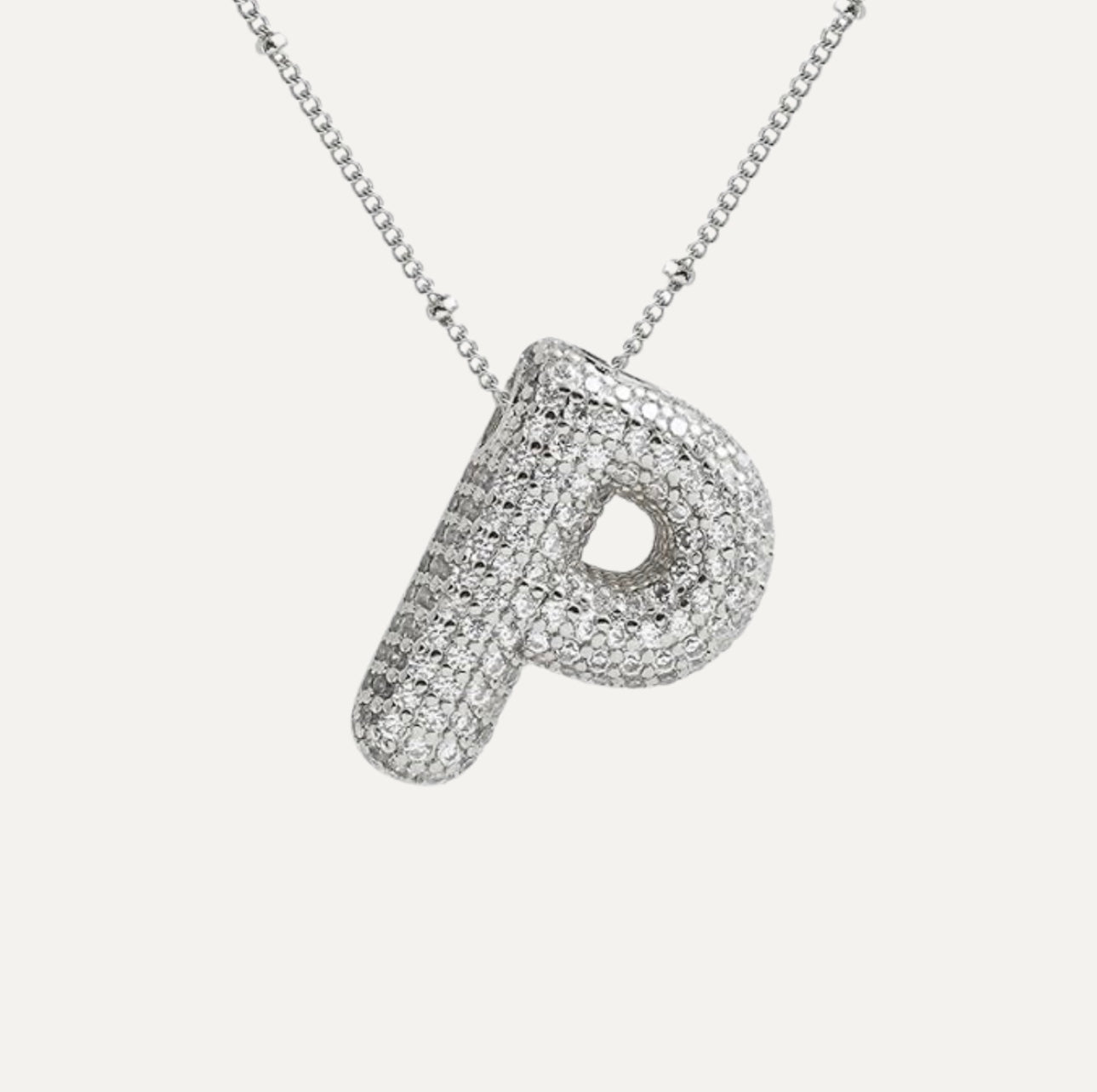 Savannah | Diamanten Bubble Letter Ketting