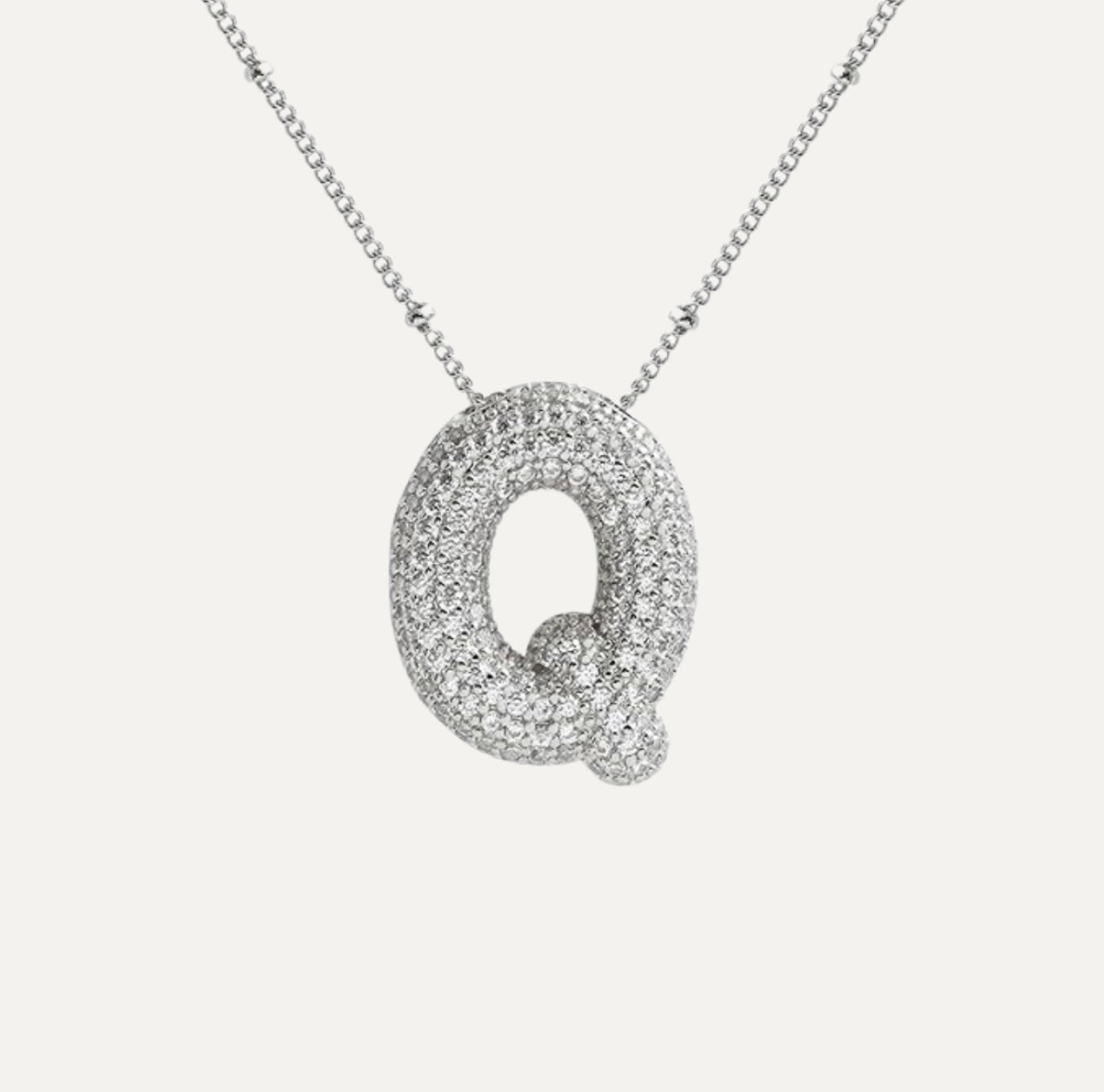 Savannah | Diamanten Bubble Letter Ketting