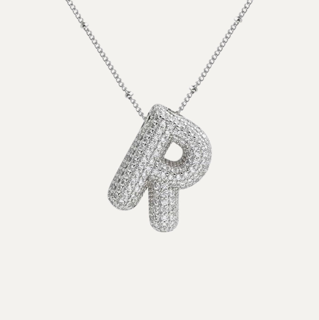 Savannah | Diamanten Bubble Letter Ketting