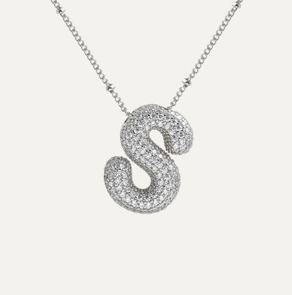 Savannah | Diamanten Bubble Letter Ketting