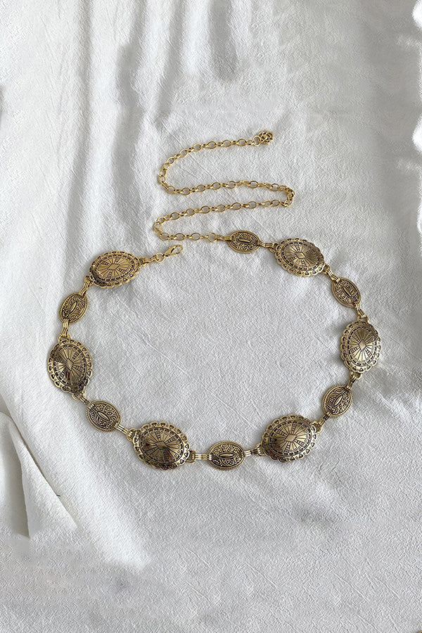 Raegan | Retro Geometrische Heupketting