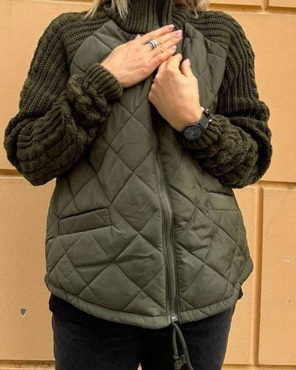 BOILAR - Casual gebreide jas met rits