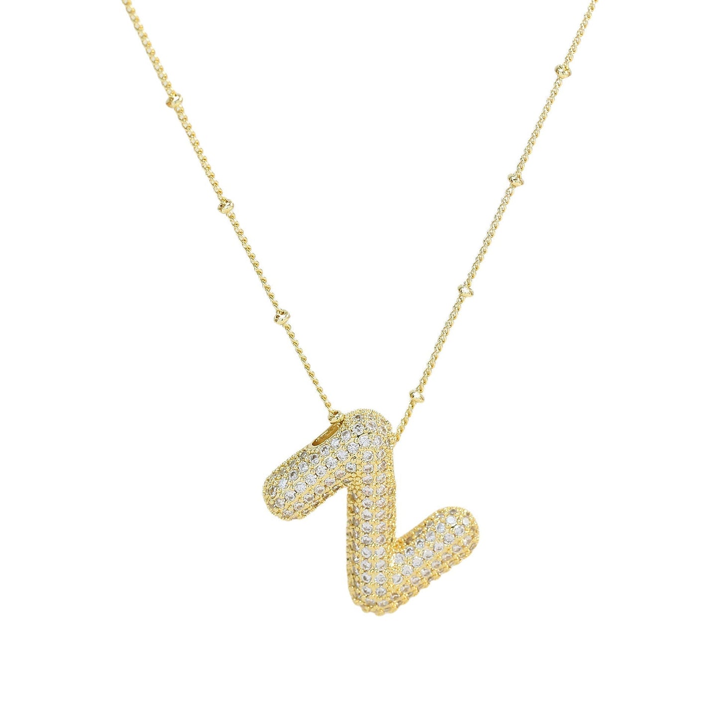 Savannah | Diamanten Bubble Letter Ketting