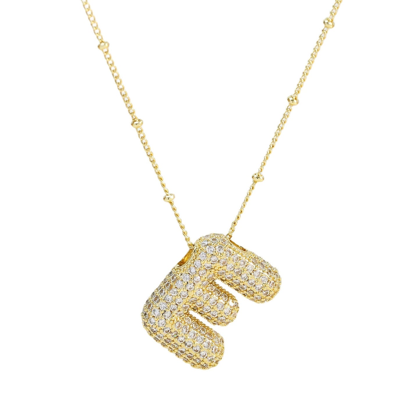 Savannah | Diamanten Bubble Letter Ketting