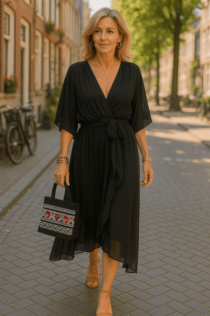 Elegante afslankende zomerjurk I Emma I