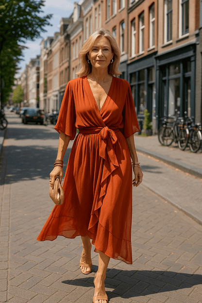 Elegante afslankende zomerjurk I Emma I