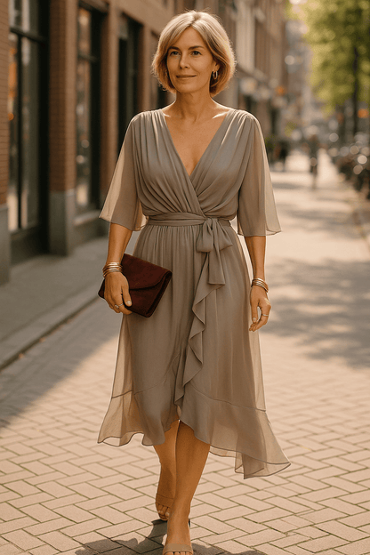 Elegante afslankende zomerjurk I Emma I