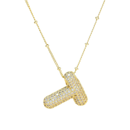 Savannah | Diamanten Bubble Letter Ketting