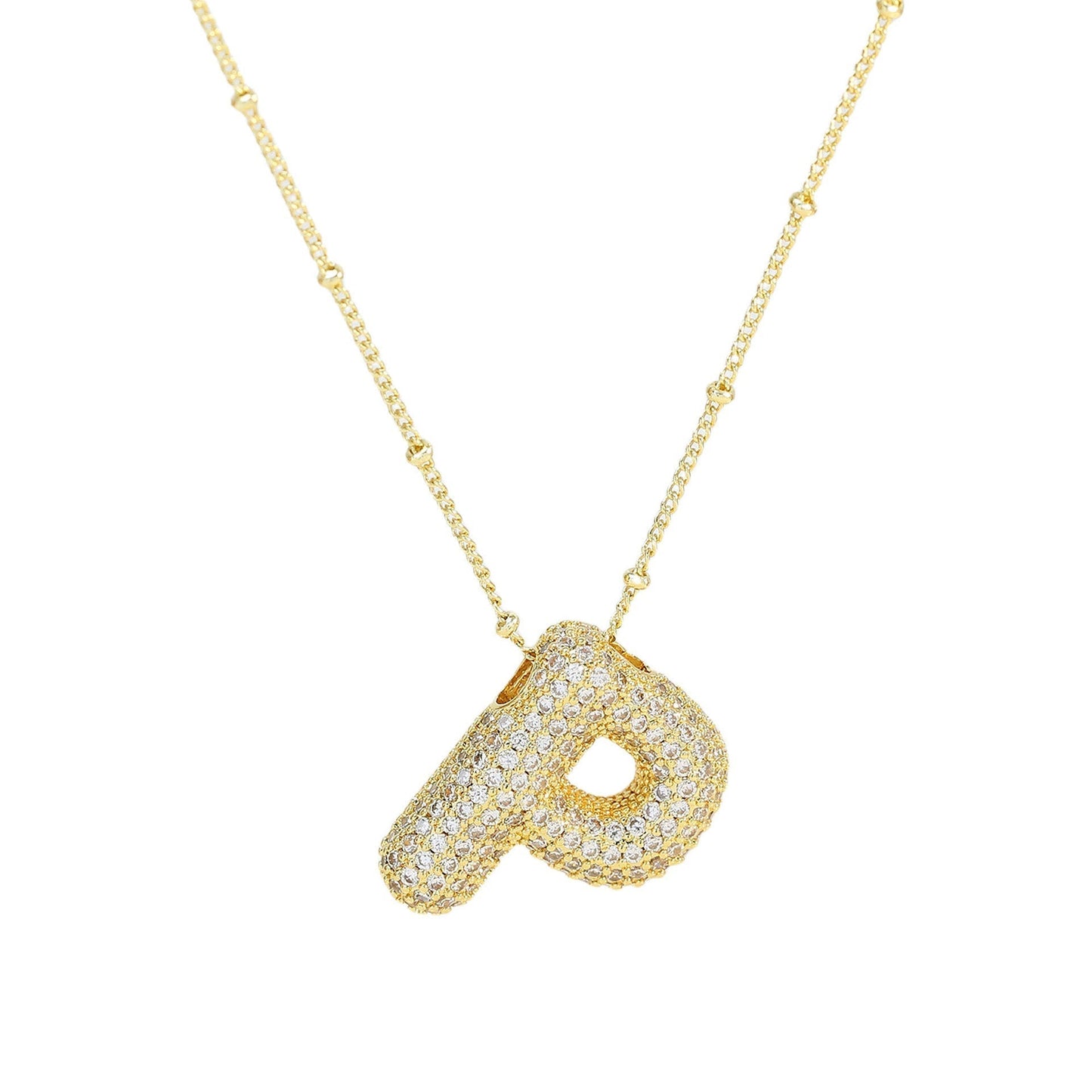 Savannah | Diamanten Bubble Letter Ketting