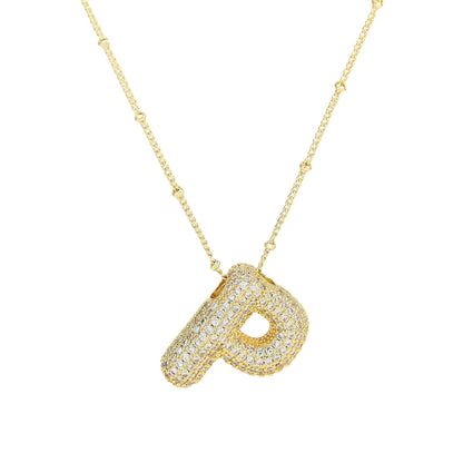 Savannah | Diamanten Bubble Letter Ketting