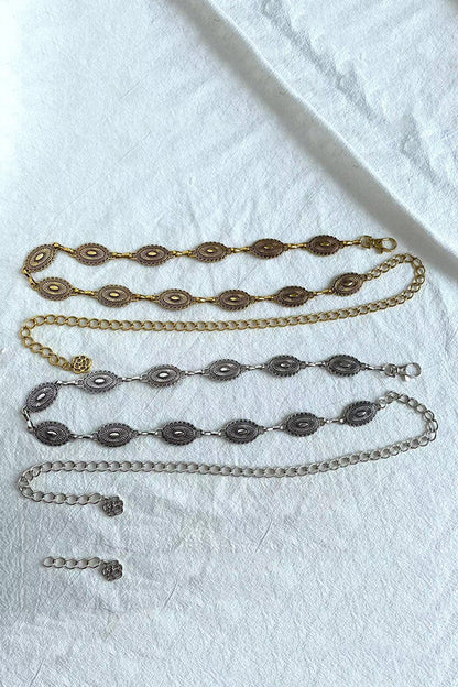 Raegan | Retro Geometrische Heupketting