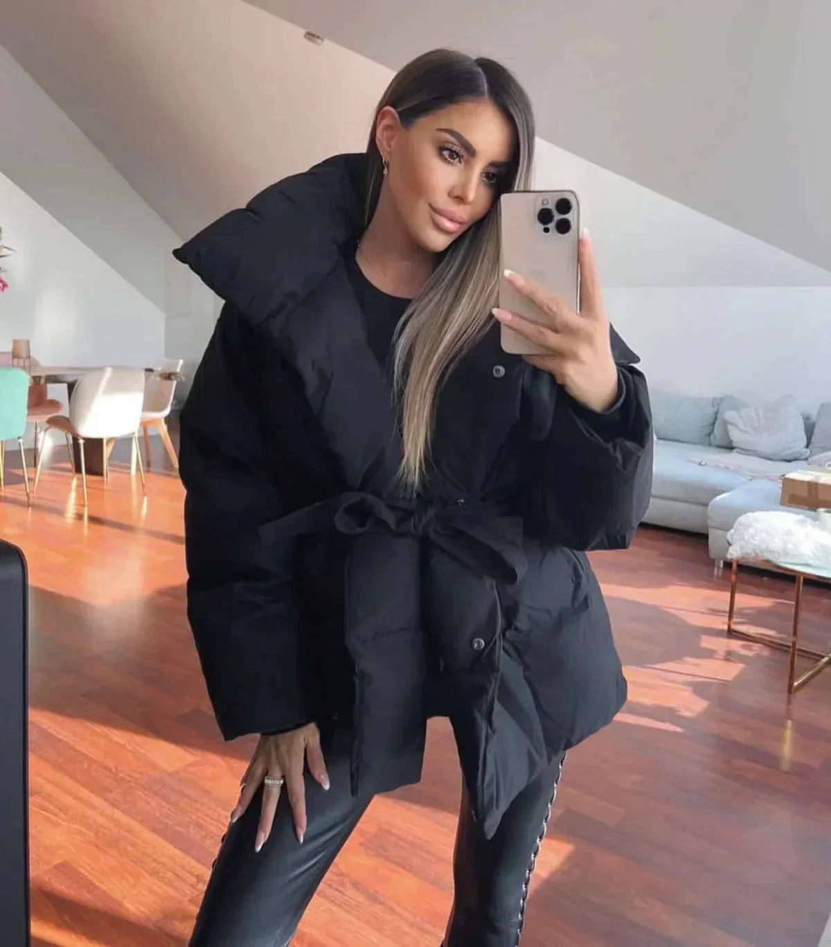 Laluna® | Elegante Gewatteerde Jas