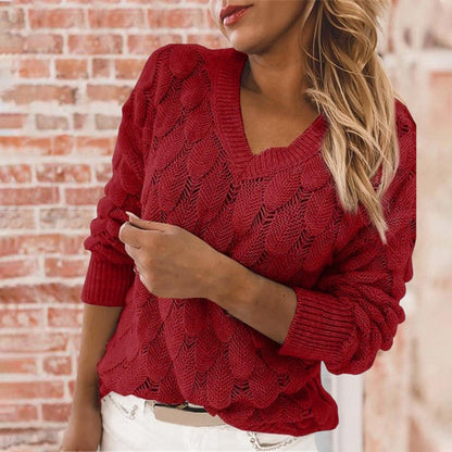 Lieke™ V-Hals Trui