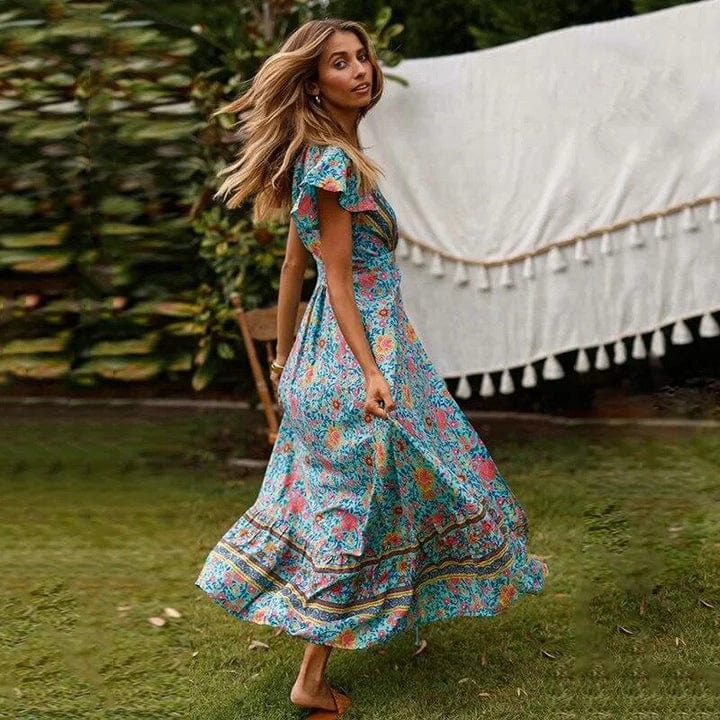 Maxi Jurk Met Hoge Split I Veronica I